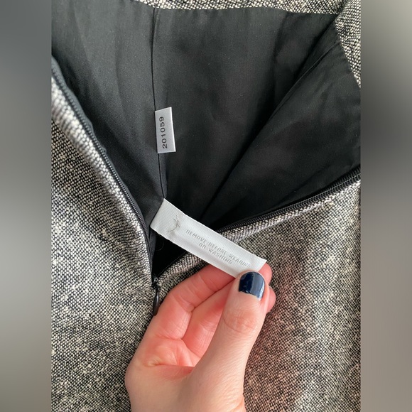 LOFT (Ann Taylor) wool and silk A-line skirt NWT - Picture 4 of 8